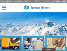 Tablet Screenshot of icemanmovers.com